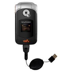 Gomadic Retractable USB Cable for the Sony Ericsson w300c with Power Hot Sync and Charge capabilities - Goma