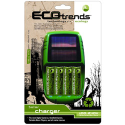 Sakar SOLAR AA/AAA CHARGER ECO TRENDSPWR E-GRN