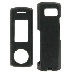 Wireless Emporium, Inc. Samsung Juke SCH-U470 Executive Leatherette Snap-On Faceplate w/Clip (Black)