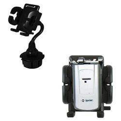 Gomadic Samsung SPH-A600 Car Cup Holder - Brand (CAM-1606-18)