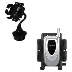 Gomadic Samsung SPH-A660 Car Cup Holder - Brand (CAM-0264-18)