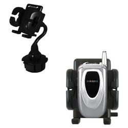 Gomadic Samsung SPH-A660 Car Cup Holder - Brand (CAM-1609-18)