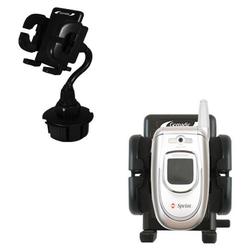 Gomadic Samsung SPH-A680 Car Cup Holder - Brand (CAM-1608-18)