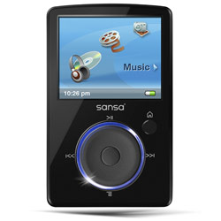SanDisk Corporation SanDisk Sansa Fuze MP3 Player 2GB - Black