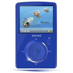 SanDisk Corporation SanDisk Sansa Fuze MP3 Player 4GB - Blue