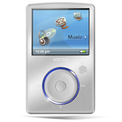 SanDisk Corporation SanDisk Sansa Fuze MP3 Player 8GB - Silver