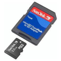 SanDisk microSD Card with TransFlsh Adapt