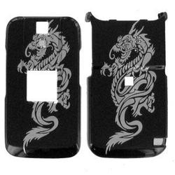 Wireless Emporium, Inc. Sanyo SCP-8500/Katana DLX Black Dragon Snap-On Protector Case Faceplate