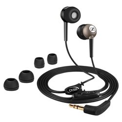 Sennheiser CX 500 Stereo Earphone - Connectivit : Wired - Stereo - Ear-bud - Titanium