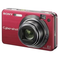 SONY DIGITAL STILL CAMERA ACCESSORI Sony Cyber-shot DSC-W150 Digital Camera - Red - 8.1 Megapixel - 16:9 - 2x Digital Zoom - 2.7 Active Matrix TFT Color LCD