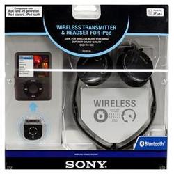 Sony DR-BT21IK/B Wireless Transmitter And Bluetooth Headset For iPod