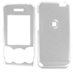 Wireless Emporium, Inc. Sony Ericsson W580i Silver Snap-On Protector Case Faceplate