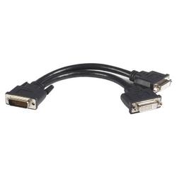 STARTECH.COM StarTech.com LFH 59 Male to Dual Female DVI I DMS 59 Cable - 2 x DL DVI-D - 1 x DMS-59 - 8 - Black