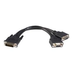 STARTECH.COM StarTech.com LFH 59 Male to Dual Female VGA DMS 59 Cable - 2 x HD-15 Video - 1 x DMS-59 - 8 - Black