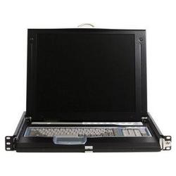 STARTECH.COM Startech.com 17 Rackmount LCD Console with Integrated 16-port IP KVM - 16 Computer(s) - 17 Active Matrix TFT LCD - 16 x HD-15 Video - 1U Height