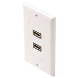 Steren 2 Socket HDMI Faceplate - HDMI - White