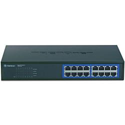 TRENDNET - CONSUMER TRENDnet 16-Port Compact Gigabit Switch - 16 x 10/100/1000Base-T LAN