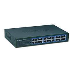 TRENDNET - CONSUMER TRENDnet 24-Port Compact Gigabit Switch - 24 x 10/100/1000Base-T LAN