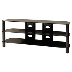 Techcraft BEL57B TV Stand - Glass, Metal - Gray