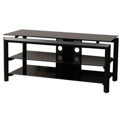 Techcraft HBL44 TV Stand - Metal, Glass - Black