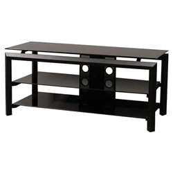 Techcraft HBL52 TV Stand - Metal, Glass - Black