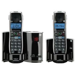 THOMSON Thomson 28821FE2 Cordless Phone - 1 x Phone Line(s) - Black, Silver