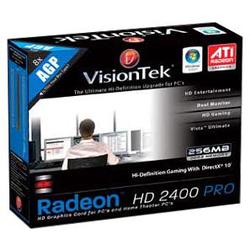 VISIONTEK Visiontek Radeon HD 2400 PRO Graphics Card - ATi Radeon HD 2400 PRO 520MHz - 256MB GDDR2 SDRAM 64bit - Retail
