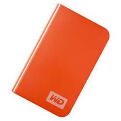 WESTERN DIGITAL - RETAIL Western Digital 160GB My Passport Essential USB 2.0 Portable Hard Drive - Brilliant Orange