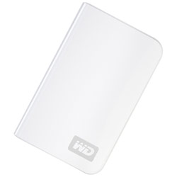 WESTERN DIGITAL - RETAIL Western Digital 250GB My Passport Essential USB 2.0 Portable Hard Drive - Arctic White