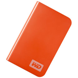 WESTERN DIGITAL - RETAIL Western Digital 320GB My Passport Essential USB 2.0 Portable Hard Drive - Brilliant Orange