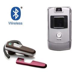 Gomadic Wireless Bluetooth Headset for the Motorola MOTORAZR V3a