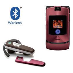 Gomadic Wireless Bluetooth Headset for the Motorola MOTORAZR V3r