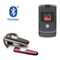 Gomadic Wireless Bluetooth Headset for the Motorola RAZR V3c