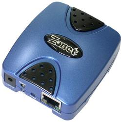 ZONET Zonet Fast Ethernet External Print Server - 1 x 10/100Base-TX , 1 x USB 2.0 USB - 10Mbps, 100Mbps