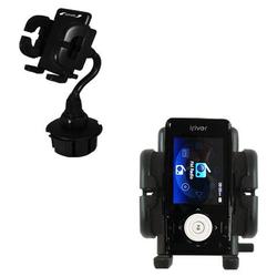 Gomadic iRiver X20 2GB 4GB 8GB Car Cup Holder - Brand