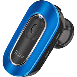 Iluv jWIN iLuv i316 Wireless Earset - Wireless Connectivity - Mono - Over-the-ear - Blue