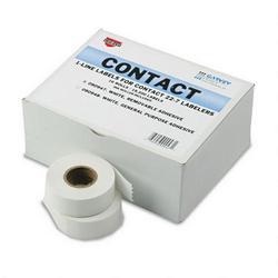 Consolidated Stamp 1 Line Pricemarker Removable Labels, 7/16x13/16, White, 1200/Roll, 16 Roll Box