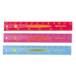 Acme United Corporation 12 Ribbed Ruler (ACM14075)