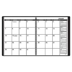 At-A-Glance 13 Month Planner, Unruled, 1 Month/Spread, Phone Pages, 9 x 11, Assorted Colors