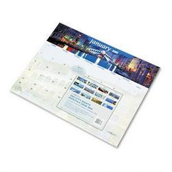 At-A-Glance 2008 DayMinder® City Sights Landscape Monthly Desk Pad, 22 x 17