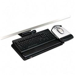 3M - ERGO 3M Adjustable Keyboard Tray - 23 - Black