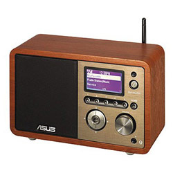 ASUS - COMPONENTS ASUS Internet Radio Network audio player - Wood
