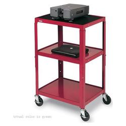 BRETFORD AV CART ADJ TOP SHELF 4 CASTERS (A2642-PL)