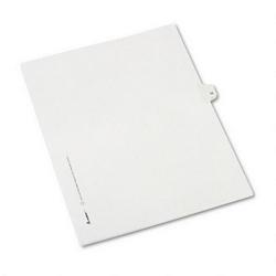 Avery-Dennison Allstate® Style Legal Side Tab Dividers, Tab Title 15, 11 x 8 1/2, 25/Pack
