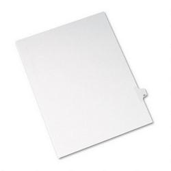 Avery-Dennison Allstate® Style Legal Side Tab Dividers, Tab Title 20, 11 x 8 1/2, 25/Pack