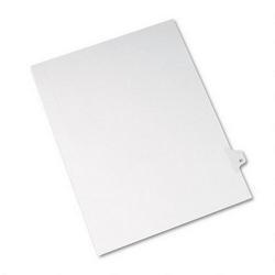 Avery-Dennison Allstate® Style Legal Side Tab Dividers, Tab Title 21, 11 x 8 1/2, 25/Pack