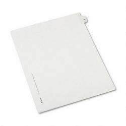 Avery-Dennison Allstate® Style Legal Side Tab Dividers, Tab Title 24, 11 x 8 1/2, 25/Pack
