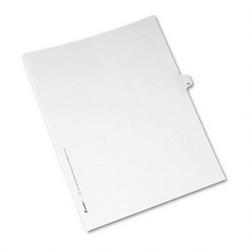 Avery-Dennison Allstate® Style Legal Side Tab Dividers, Tab Title 40, 11 x 8 1/2, 25/Pack