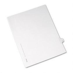 Avery-Dennison Allstate® Style Legal Side Tab Dividers, Tab Title 6, 11 x 8 1/2, 25/Pack