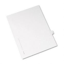 Avery-Dennison Allstate® Style Legal Side Tab Dividers, Tab Title H, 11 x 8 1/2, 25/Pack
